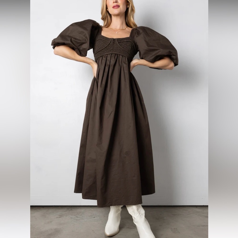 Sofie The Label Brielle Scrunchie Puff Sleeve Bro… - image 3